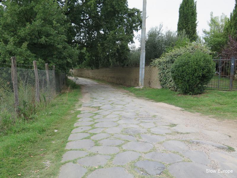 Un tratto dell'antica Via Flaminia