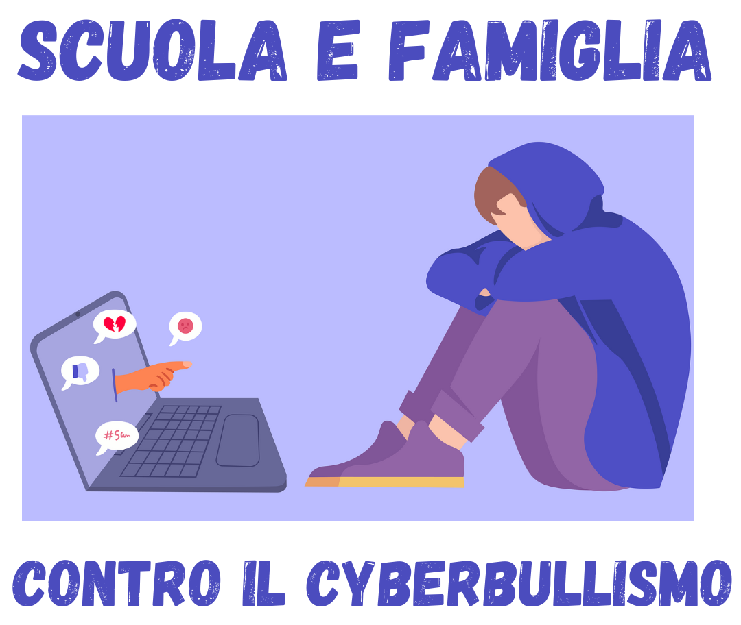 Logo del corso di formazione per docenti e genitori su bullismo e cyberbullismo.